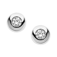 Boucles d'oreilles Comete Femme in Or blanc ORB699 - ORB699
